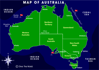 Map of Australia (click to enlarge in a new window)