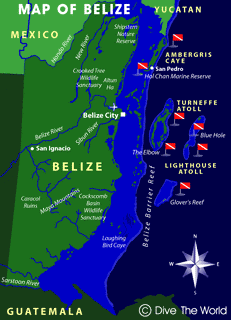 Map of Belize (click to enlarge in a new window)