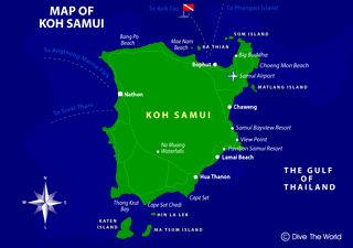 Map of Koh Samui (click to enlarge in a new window)