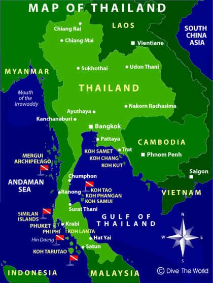 Map of Thailand (click to enlarge in a new window)